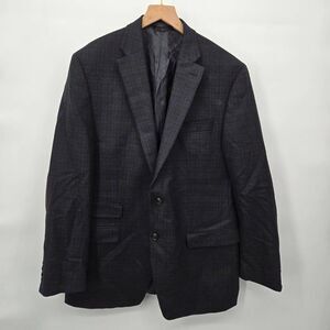Lauren Ralph Lauren Plaid Blazer Sport Coat 42R Elbow Patches